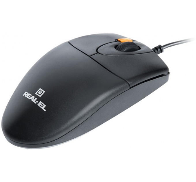 Миша REAL-EL RM-220 Black (EL123200026)