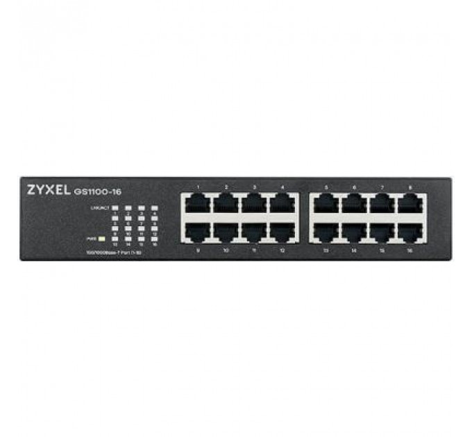 Комутатор мережевий ZyXel GS1100-16 (GS1100-16-EU0103F)