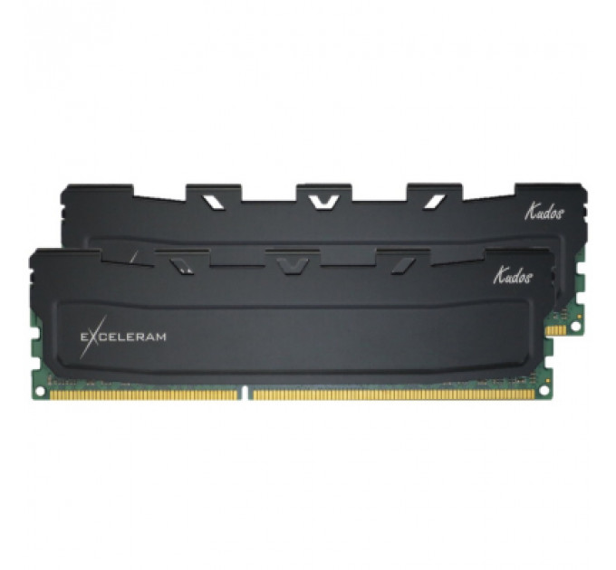 Модуль пам'яті для комп'ютера DDR3 16GB (2x8GB) 1600 MHz Black Kudos eXceleram (EKBLACK3161611AD)