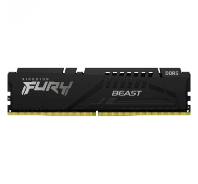 Модуль пам'яті для комп'ютера DDR5 16GB 5200 MHz Beast Black Kingston Fury (ex.HyperX) (KF552C40BB-16)
