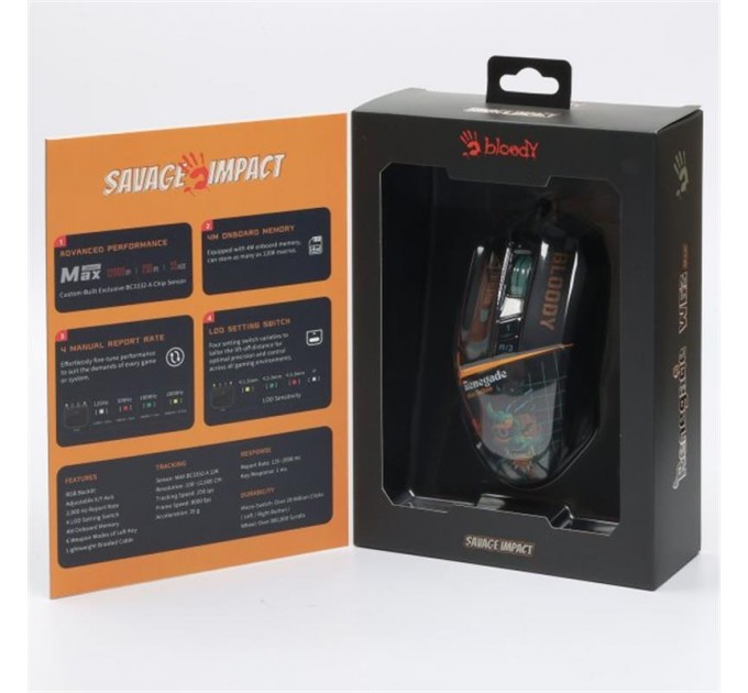 Мышь A4Tech Bloody W63 Max Renegade Midnight
