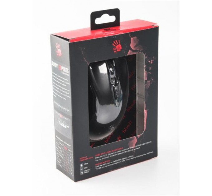 Миша A4Tech ES5 Bloody Stone Black