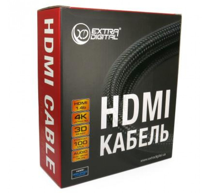 Кабель мультимедійний HDMI to HDMI 15.0m Extradigital (KBH1614)