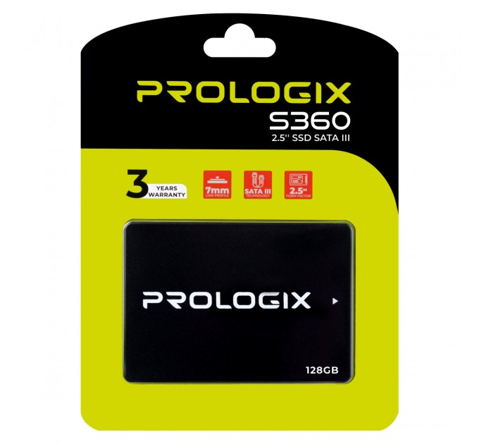 Накопичувач SSD  128GB Prologix S360 2.5" SATAIII TLC (PRO128GS360)