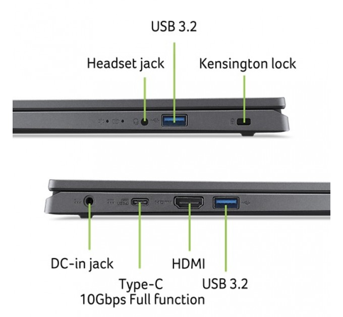 Ноутбук Acer Extensa 15 EX215-23-R01B (NX.EH3EU.00F) Steel Gray
