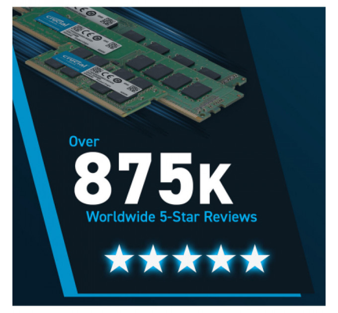 Модуль пам'яті для комп'ютера DDR5 32GB 4800 MHz Micron (CT32G48C40U5)
