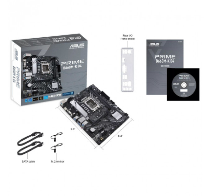 Материнська плата ASUS PRIME B660M-K D4