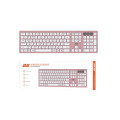 2E Клавиатура беспроводная 2E KS270 WL/BT EN/UKR Pink/White (2E-KS270WBPN_UA)