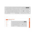 2E Клавиатура беспроводная 2E KS270 WL/BT EN/UKR Silver/White (2E-KS270WBWH_UA)