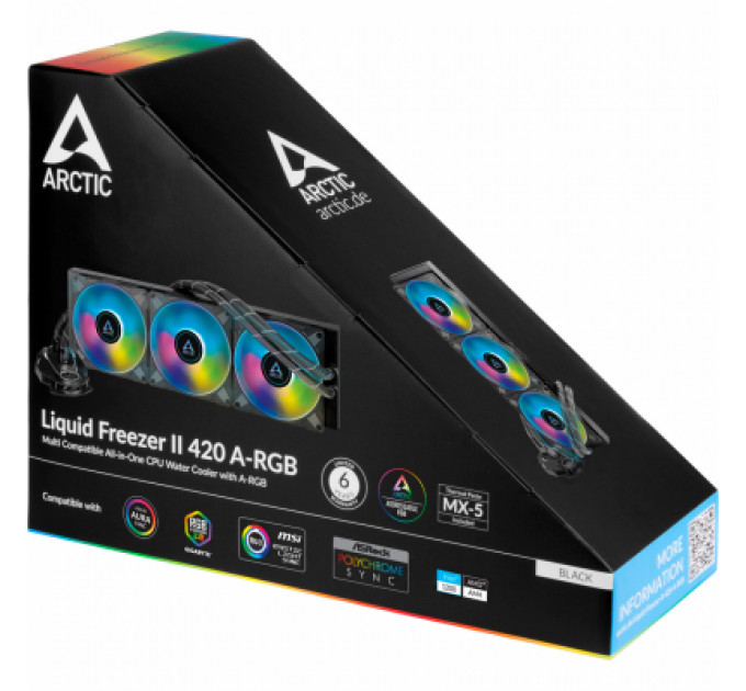 Система рідинного охолодження Arctic Liquid Freezer II 420 A-RGB (ACFRE00109A)