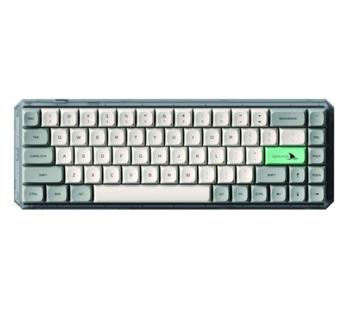 Клавиатура беспроводная Motospeed Darmoshark K5 Gateron Yellow Pro Light Gray (dmk5lgypro)