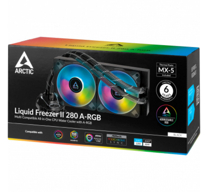 Система рідинного охолодження Arctic Liquid Freezer II 280 A-RGB (ACFRE00106A)