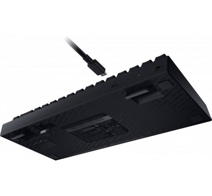 Клавиатура беспроводная Razer BlackWidow V3 Mini Hyperspeed Yellow Switch Black (RZ03-03890700-R3R1)