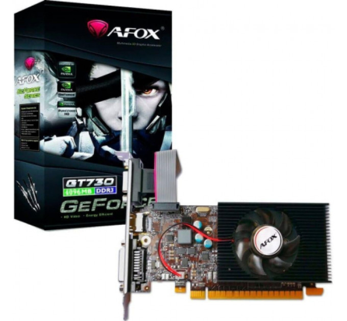 Відеокарта GeForce GT730 4Gb Afox (AF730-4096D3L6)