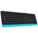 Клавиатура A4Tech FK10 Ukr Blue