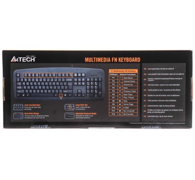 Клавиатура A4Tech KB-720 Black