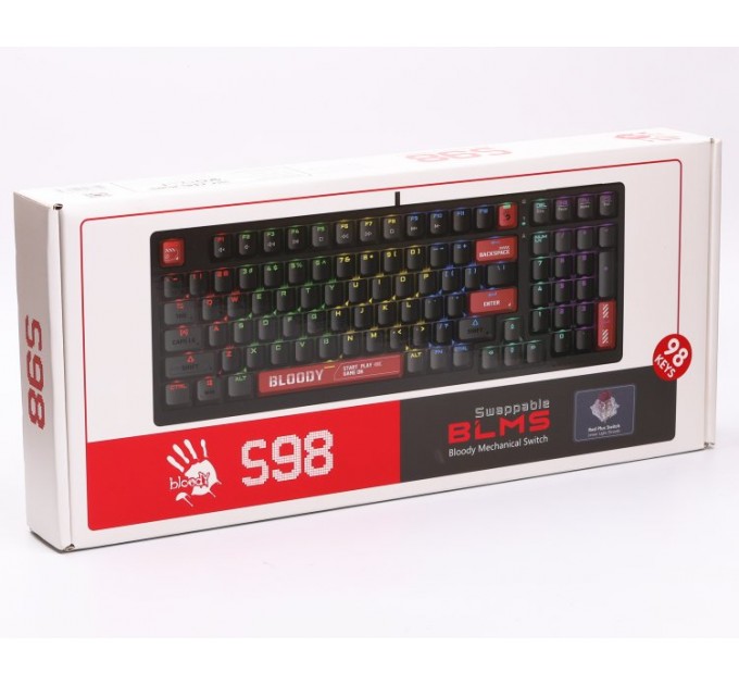 Клавиатура A4Tech S98 Bloody Red