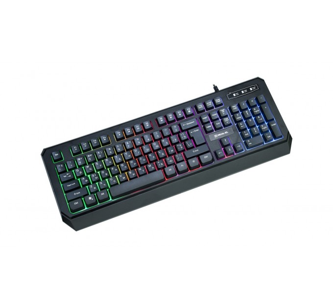 Клавіатура REAL-EL Comfort 7001 Ukr Black