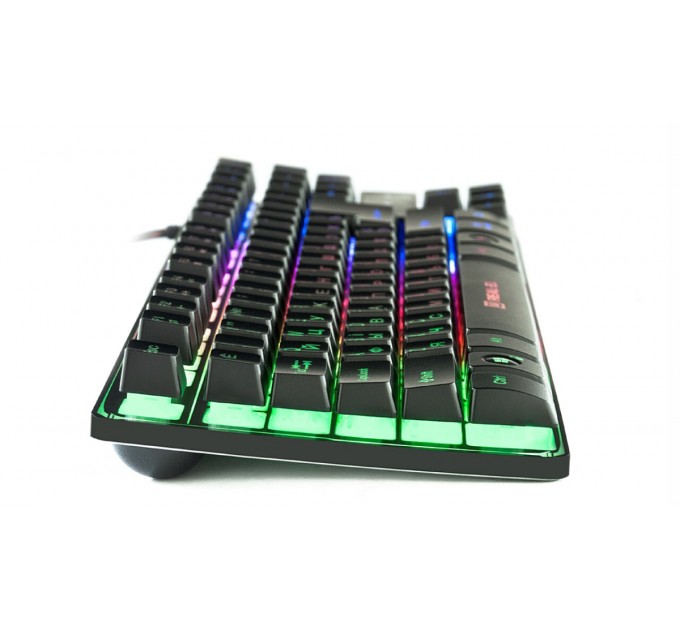 Клавіатура REAL-EL Gaming 8710 TKL Backlit Ukr Black