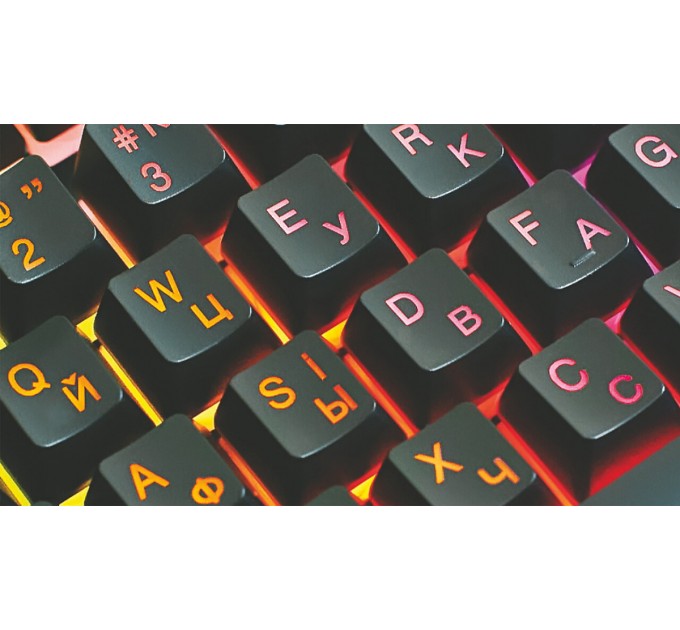 Клавіатура REAL-EL Gaming 8710 TKL Backlit Ukr Black