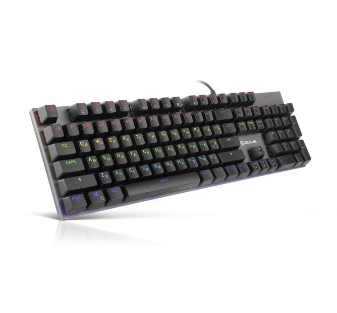 Клавиатура REAL-EL M 13 Grey USB