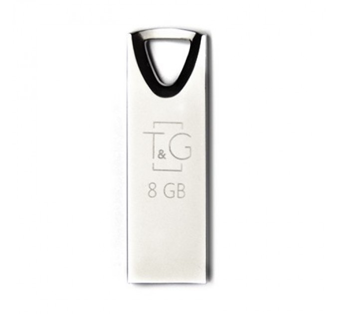 Флеш-накопичувач USB 8GB T&G 117 Metal Series Silver (TG117SL-8G)