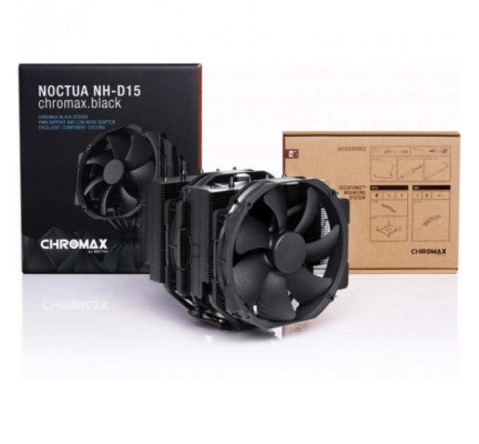 Кулер до процесора Noctua NH-D15 CHROMAX.BLACK