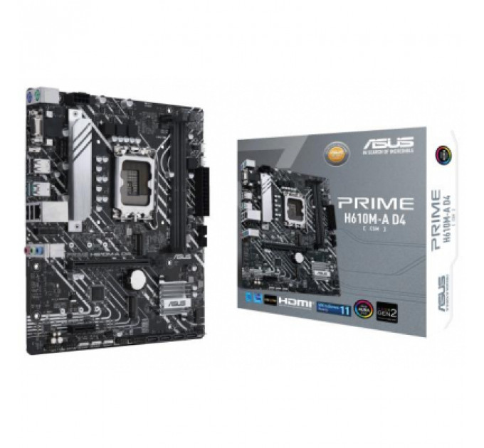 Материнська плата ASUS PRIME H610M-A D4-CSM
