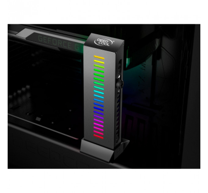 Тримач плат Deepcool 5V ADD RGB для подключения видеокарт, металл рамка+пласт. ос (GH-01 A RGB)
