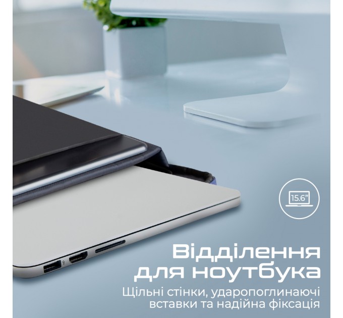 Рюкзак для ноутбука Promate EcoPack-BP Blue