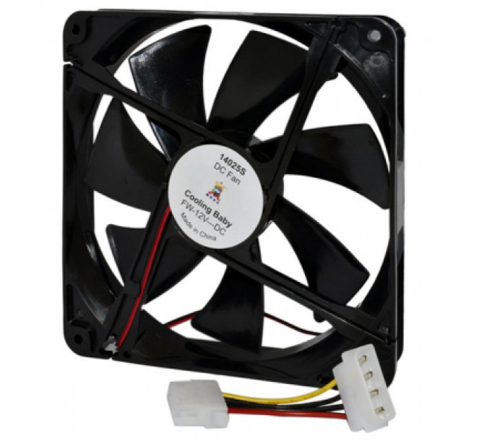 Кулер до корпусу Cooling Baby 14025S Black