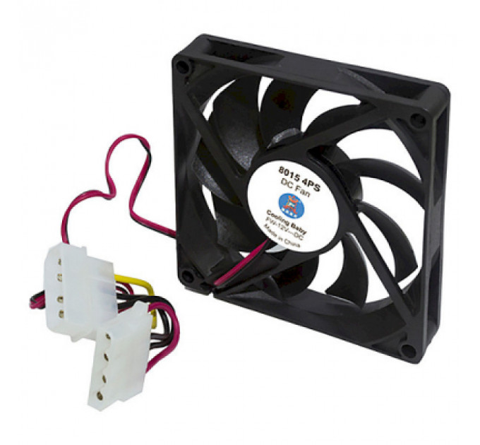 Кулер до корпусу Cooling Baby 8015 4PS