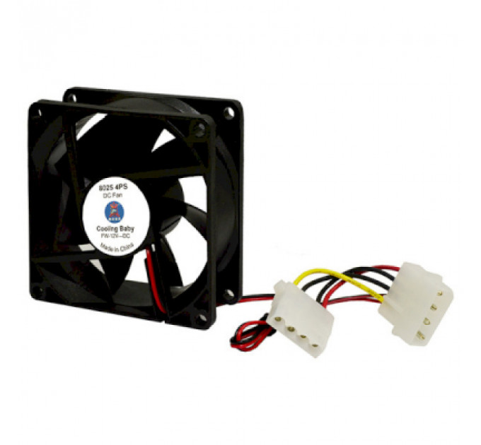 Кулер до корпусу Cooling Baby 8025 4PS