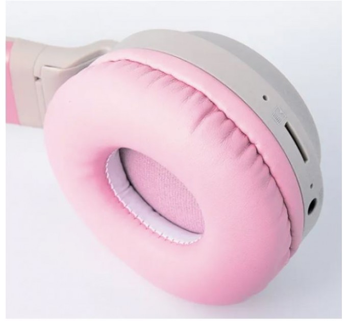 HOCO Bluetooth-гарнитура Hoco W27 Cat Ear Grey/Pink (W27GP)