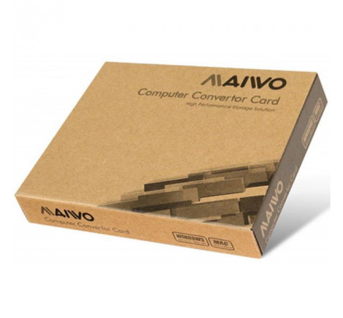 Контролер Maiwo Multi-Size PCIex4 & SATA to M.2 (M-Key or B-key) KT015 SSD (45774)