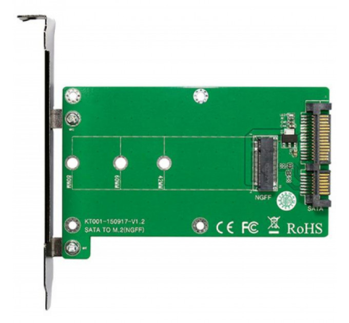 Контролер SATA to M.2 (NGFF) B-key SSD 22*42, 22*60, 22*80 mm Maiwo (45776/KT001A)