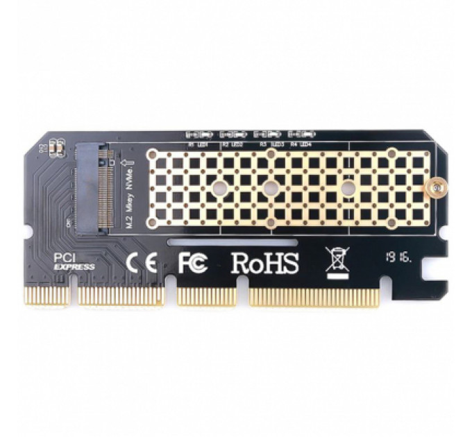 Контролер Maiwo M.2 NVMe M-key SSD 22*30mm, 22*42mm, 22*60mm, 22*80mm to PCI (KT046)