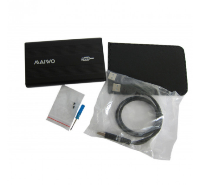 Кишеня зовнішня Maiwo K2501A-U2S black