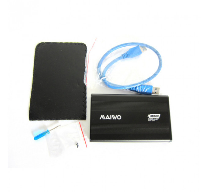 Кишеня зовнішня Maiwo K2501A-U3S black