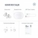 Bluetooth-гарнитура Piko TWS-HalfMoon White (1283126583391)