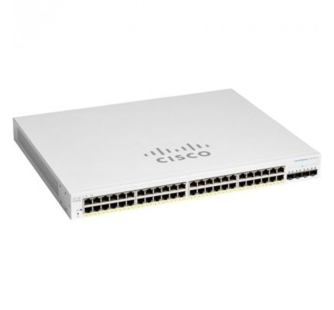 Комутатор мережевий Cisco CBS220-48T-4G-EU