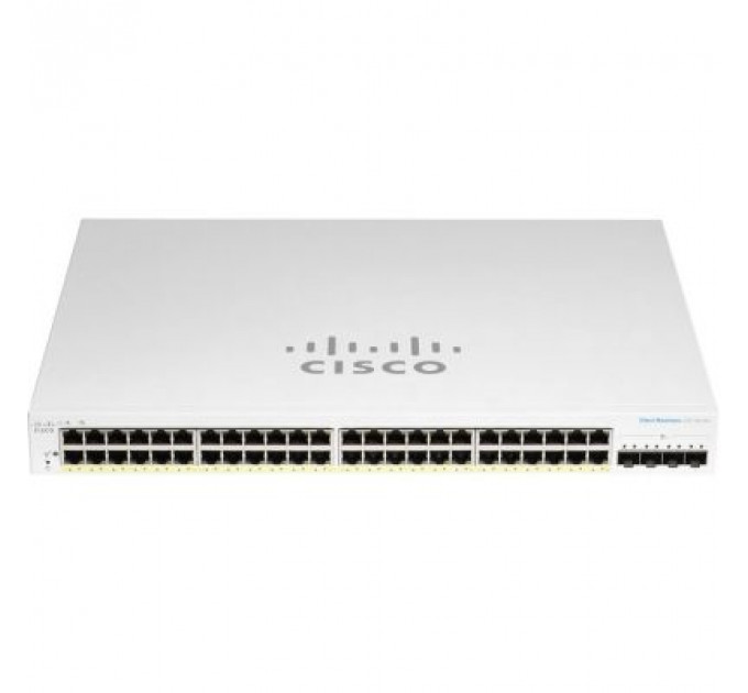 Комутатор мережевий Cisco CBS220-48T-4G-EU