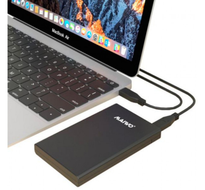 Кишеня зовнішня Maiwo 2.5" SATA HDD/SSD to USB3.1 GEN2 Type-C (45768)
