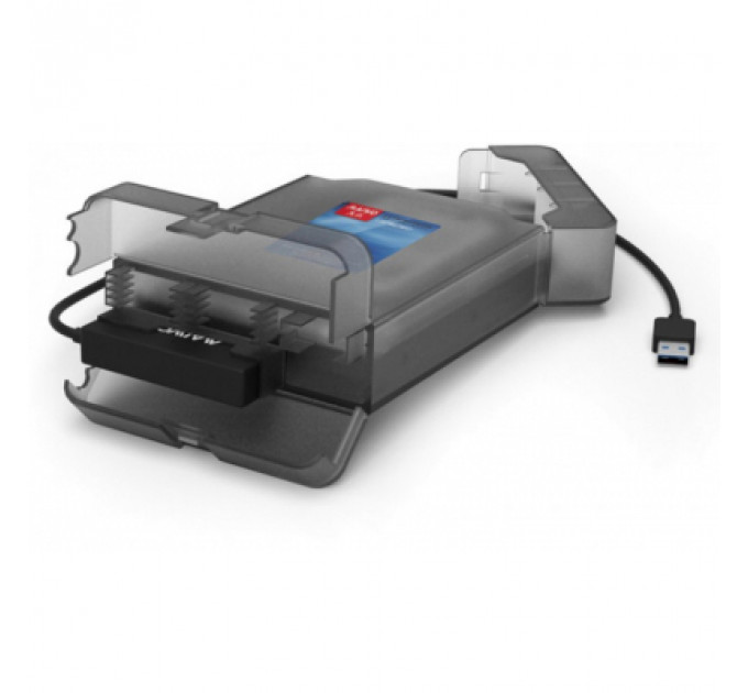Кишеня зовнішня Maiwo K104A USB 3.0 - SATA III, с блоком питания 12В/2А (K10435)
