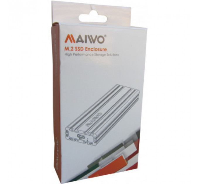 Кишеня зовнішня Maiwo M.2 SSD NVMe (PCIe) — USB 3.1 Type-C (K1686P space grey)