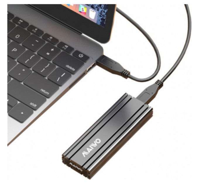 Кишеня зовнішня Maiwo M.2 SSD NVMe (PCIe) USB3.1 GEN2 Type-C (K1686P)