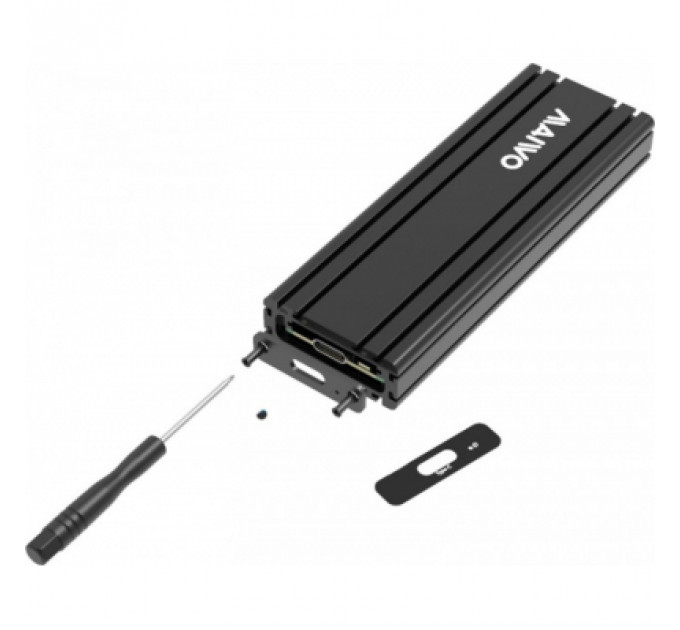 Кишеня зовнішня Maiwo M.2 SSD NVMe (PCIe) USB3.1 GEN2 Type-C (K1686P)