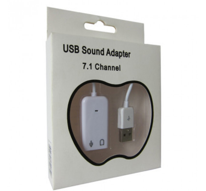 Звукова плата Dynamode USB 8(7.1) каналов 3D RTL (USB-SOUND7-WHITE)