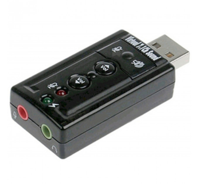 Звукова плата Dynamode C-Media 108 USB 8(7.1) каналов 3D RTL (USB-SOUND7)