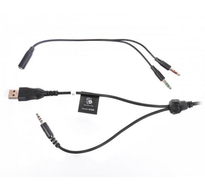 Гарнітура A4Tech Bloody G200 Black/Red